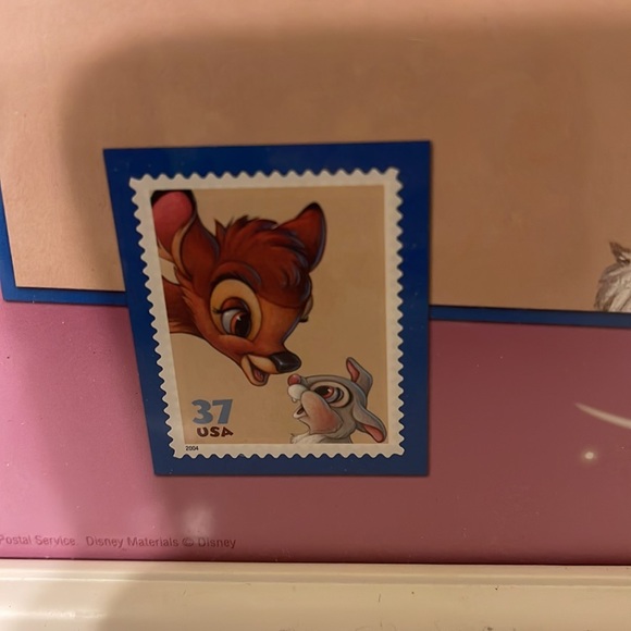 Disney Art 10 x 12 with 37 cent stamp - Picture 2 of 4